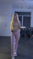 Strass Jeans Rosa Princess